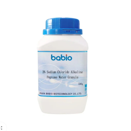 Granule de apă peptonă alcalină clorură de sodiu 3%.